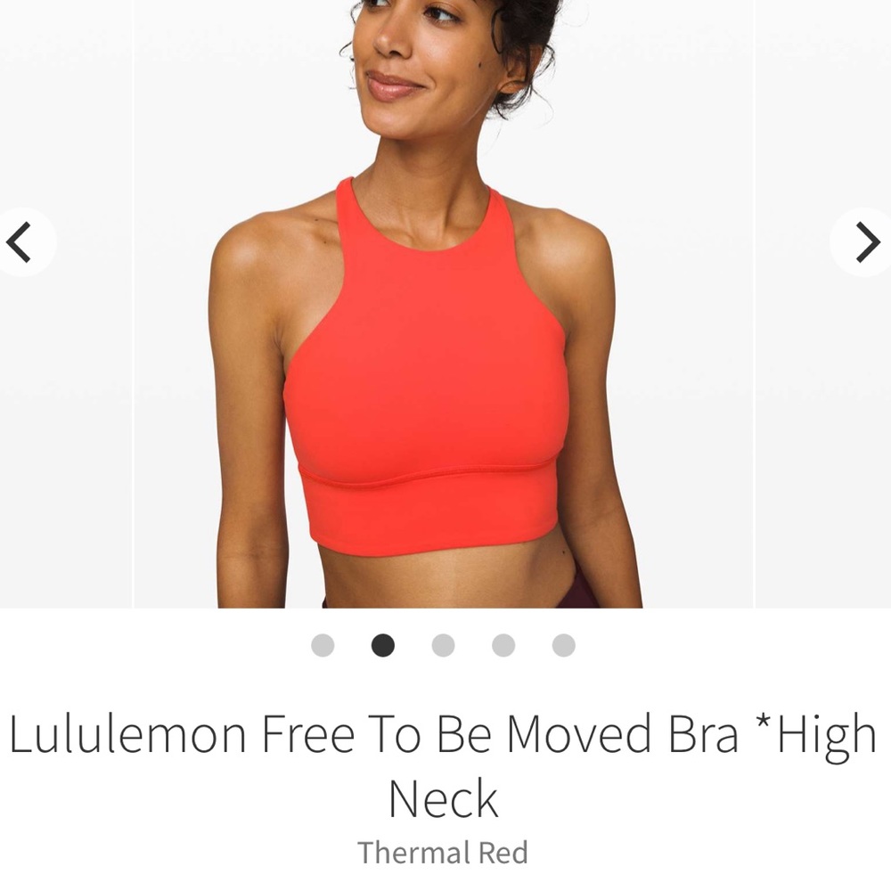 High neck strapy back lululemon sports bra